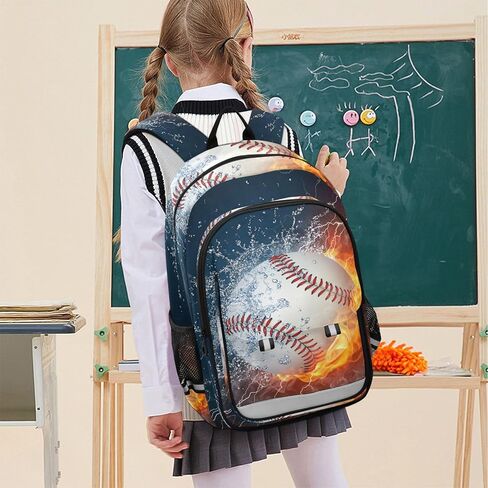 Aslsiy Kids Backpack Boy Pixel Start Play School Backpack Girls Book Bags Daycare 17 Inch Laptop Bag in Kuwait