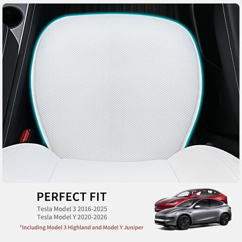 2025 أغطية المقعد السفلى للخط في Tesla Model 3/y Juniper/Highland [شبكة تنفس ومكافحة الانزلاق وقابلة للغسل] 2pcs حماة المقاعد لـ Tesla Model Y Model 3 الملحقات 2026 2025-2017 أسود in Kuwait