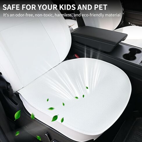 2025 أغطية المقعد السفلى للخط في Tesla Model 3/y Juniper/Highland [شبكة تنفس ومكافحة الانزلاق وقابلة للغسل] 2pcs حماة المقاعد لـ Tesla Model Y Model 3 الملحقات 2026 2025-2017 أسود in Kuwait