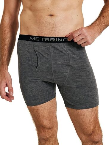 ملخصات ملاكمة في Metarino Men Wool - ملخصات ملاكمة للغاية مع الرائحة المضادة للمشي لمسافات طويلة والسفر والراحة اليومية in Kuwait