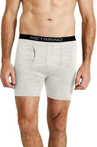 ملخصات ملاكمة في Metarino Men Wool - ملخصات ملاكمة للغاية مع الرائحة المضادة للمشي لمسافات طويلة والسفر والراحة اليومية in Kuwait