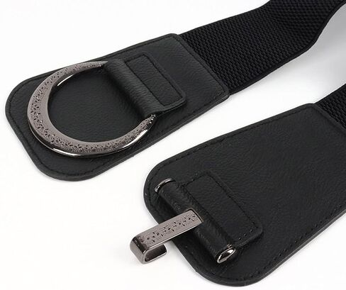 Classical Retro Punk Women Belts Alloy Buckle Simple Wide Waist Belt Casual Fashion All-Match Jeans Dresses Waistband in Saudi Arabia