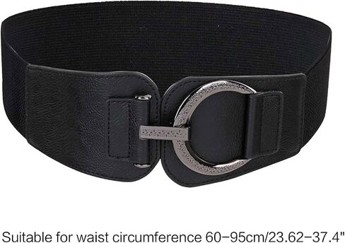 Classical Retro Punk Women Belts Alloy Buckle Simple Wide Waist Belt Casual Fashion All-Match Jeans Dresses Waistband in Saudi Arabia