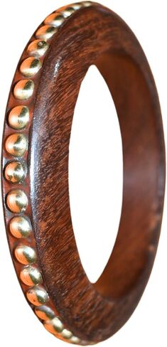 سوار Banglehandmade الخشبي الطبيعي المصنوع يدويًا خمر سوار خشبي طبيعية بسيطة للنساء المجوهرات. in Kuwait