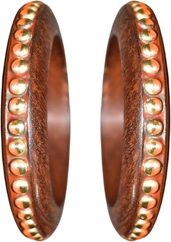 سوار Banglehandmade الخشبي الطبيعي المصنوع يدويًا خمر سوار خشبي طبيعية بسيطة للنساء المجوهرات. in Kuwait