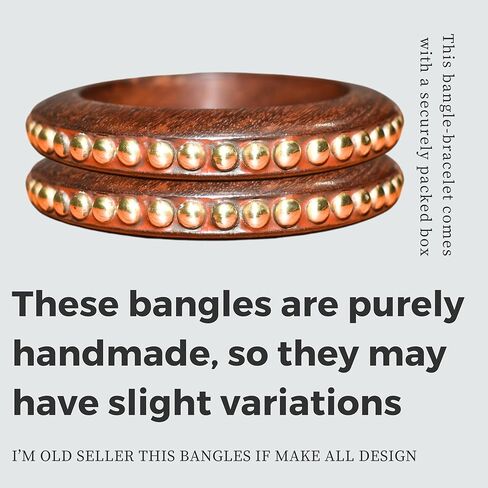 سوار Banglehandmade الخشبي الطبيعي المصنوع يدويًا خمر سوار خشبي طبيعية بسيطة للنساء المجوهرات. in Kuwait