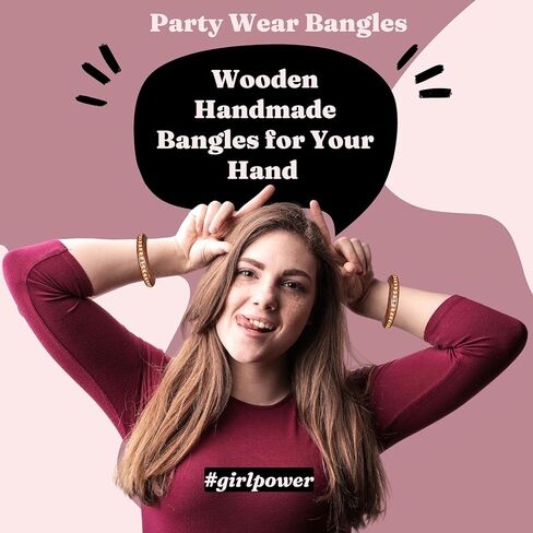 سوار Banglehandmade الخشبي الطبيعي المصنوع يدويًا خمر سوار خشبي طبيعية بسيطة للنساء المجوهرات. in Kuwait