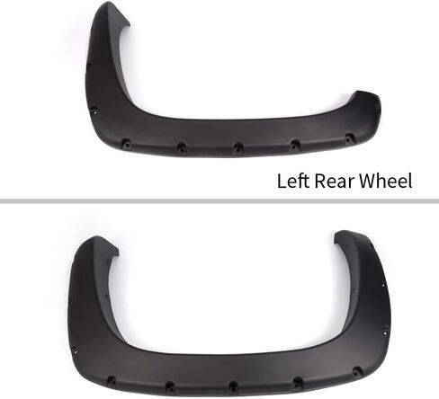 مشاعل Allgood Fender ، مجموعة مضيئة العجلات 4pcs (الأمامية+الخلفية+اليسار+اليمين) متوافقة مع Chevy Silverado 1500 2007-2013 / 2007-2014 Silverado 2500HD 3500HD 78.7 " / 97.6" (ليس بشكل داكن) in Kuwait