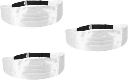 cummerbund الأنيقة للاظهارة فرقة الخصر للرجال أنيقة مريحة ملائمة لحفلات الزفاف الخاصة بالمناسبات الخاصة in Kuwait