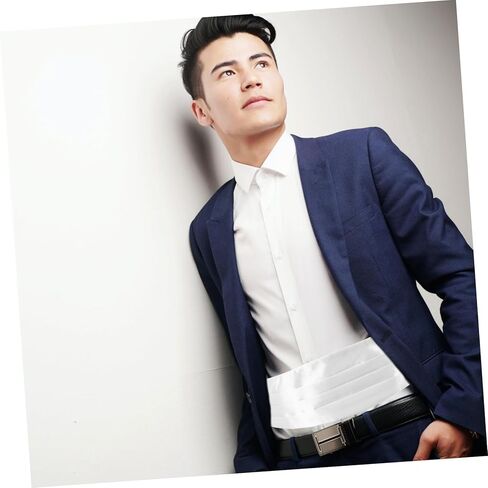 cummerbund الأنيقة للاظهارة فرقة الخصر للرجال أنيقة مريحة ملائمة لحفلات الزفاف الخاصة بالمناسبات الخاصة in Kuwait