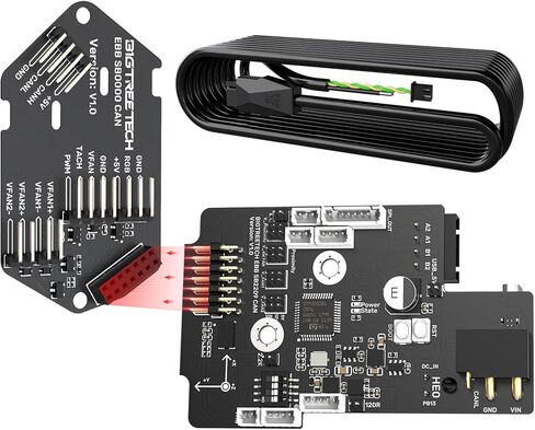 BIGTREETECH EBB SB2209 CAN (RP2040) لوحة القطع الطارد لوضع Voron Stealthburner UART يدعم كليبر CANBus على متن ADXL345 Max31865 in Kuwait