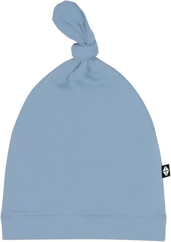 KYTE BABY Unisex Bamboo Rayon Baby Beanie Soft Knotted Cap, 0-3 Months, Navy in Kuwait
