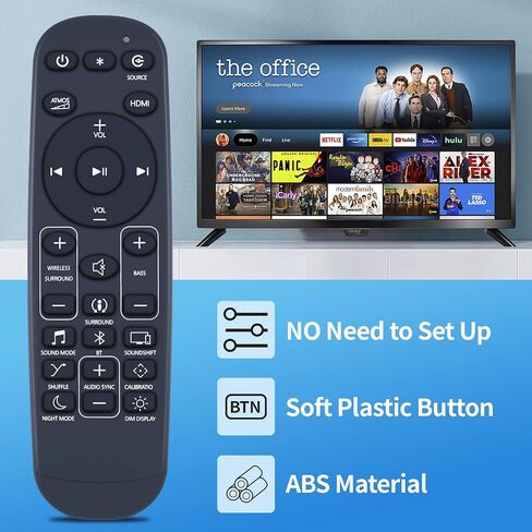 New Replacement Remote Control fit for JBL Bar 2.0 SoundBar 80 Watts Bar Studio 2.0 Channel JBLBAR20AIOBLKAM in Saudi Arabia