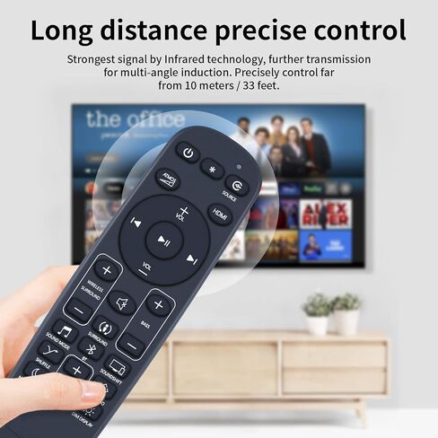 New Replacement Remote Control fit for JBL Bar 2.0 SoundBar 80 Watts Bar Studio 2.0 Channel JBLBAR20AIOBLKAM in Saudi Arabia