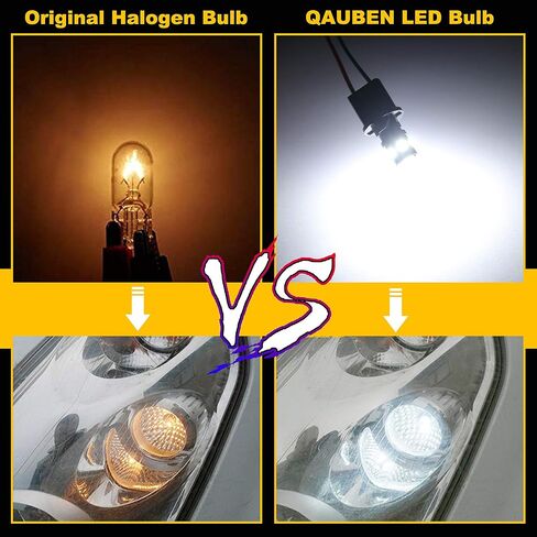 194 LED LED T10 168 2825 W5W LED LED مشرق للغاية 12V 9SMD 2835 لمبة شرائح LED المستخدمة للسيارة الداخلية Dome Map Door Lightsy Lights Lights White (حزمة 2) in Saudi Arabia