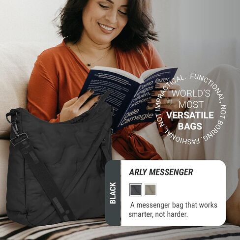 Arly Messenger Crossbody Bag Black in Saudi Arabia