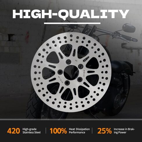 TOFR 11.8" Rear Brake Rotor Disc for Harley TOURING Street Glide Electra Glide Road King Road Glide Ultra Custom Special 2008-2021 in Saudi Arabia