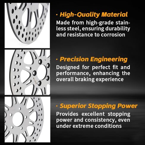 TOFR 11.8" Rear Brake Rotor Disc for Harley TOURING Street Glide Electra Glide Road King Road Glide Ultra Custom Special 2008-2021 in Saudi Arabia
