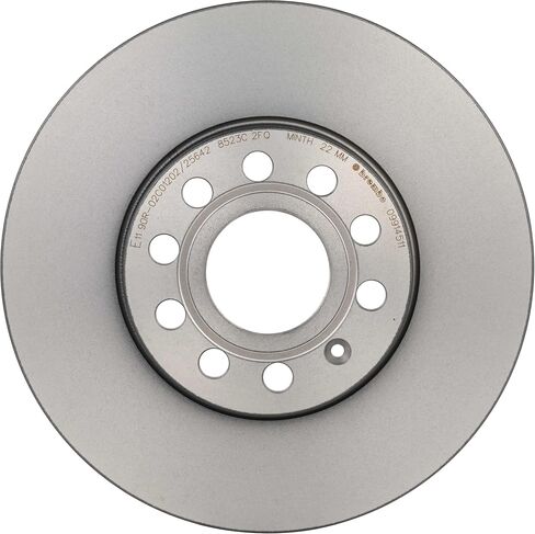 Brembo 09.9145.11 UV Coated vented Front Brake Rotor AUDI/AUDI (FAW)/CUPRA/SEAT/SKODA/SKODA (SVW)/VW/VW (FAW)/VW (SVW) OE# 1K0615301T in Saudi Arabia