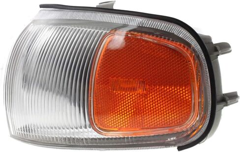 DAT Auto Parts Front Left Side Turn Signal Light Corner Assembly Assembly LAMBLY LAMBLY LAMBLY لعام 1995 1996 Toyota Camry Clear & Orange Plastic Lens To2520139 8162006020 in Kuwait