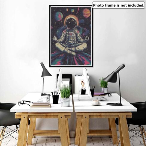 Yomiie 5D Diamond Art Kits for Adults, Black Swan Diamond Painting Art Animal DIY Full Round Drill Kits, Embroidery Rhinestone Diamond Crystal Craft Canvas Home Wall Decor 12x16 inch in Saudi Arabia