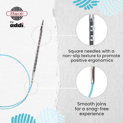 إبر الحياكة الدائرية Addi Rocket2 [مربعة] - 24 بوصة، US 1 (2.50 مم) in Kuwait
