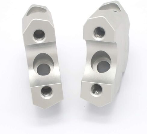 Motorcycle Handlebar Risers Clamp Bar Risers For CRF1000L Africa Twin ABS/DCT 2016 2017 (SILVER) in Saudi Arabia
