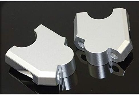 Motorcycle Handlebar Risers Clamp Bar Risers For CRF1000L Africa Twin ABS/DCT 2016 2017 (SILVER) in Saudi Arabia