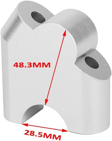 Motorcycle Handlebar Risers Clamp Bar Risers For CRF1000L Africa Twin ABS/DCT 2016 2017 (SILVER) in Saudi Arabia