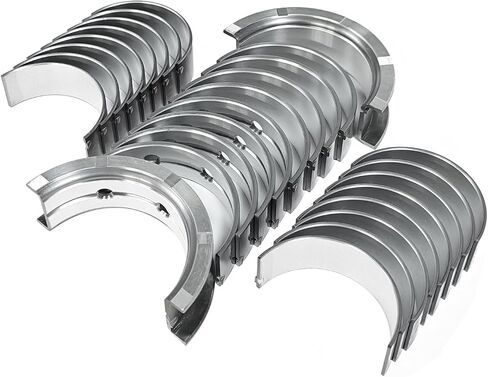STD Main & Rod Bearing Set Fit for Chevy LS 4.8 5.3 5.7 6.0 6.2L Engine 1997-2013 LS1 LS2 LS3 V8, Standard Size Crankshaft Connecting Rod Bearing kit MS2199P CB663P 7298MA in Saudi Arabia
