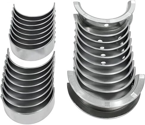 STD Main & Rod Bearing Set Fit for Chevy LS 4.8 5.3 5.7 6.0 6.2L Engine 1997-2013 LS1 LS2 LS3 V8, Standard Size Crankshaft Connecting Rod Bearing kit MS2199P CB663P 7298MA in Saudi Arabia