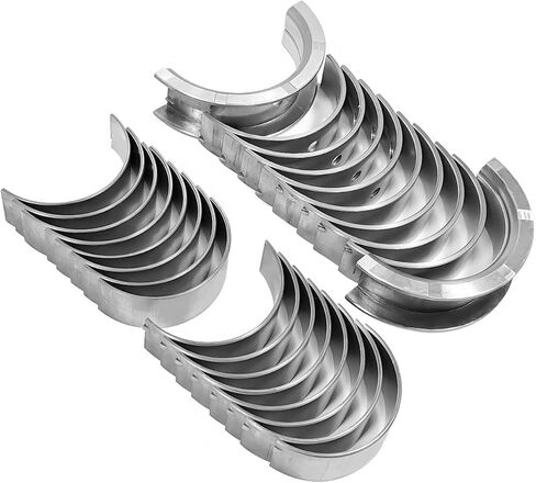 STD Main & Rod Bearing Set Fit for Chevy LS 4.8 5.3 5.7 6.0 6.2L Engine 1997-2013 LS1 LS2 LS3 V8, Standard Size Crankshaft Connecting Rod Bearing kit MS2199P CB663P 7298MA in Saudi Arabia
