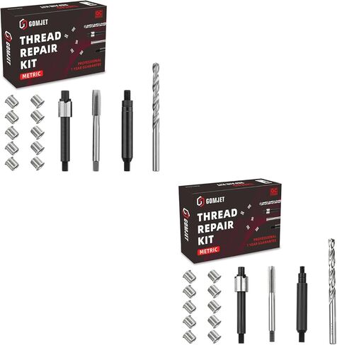 مجموعة إصلاح الخيوط M6X1.0 و M5X0.8 مجموعة إصلاح الخيط المتري in Kuwait