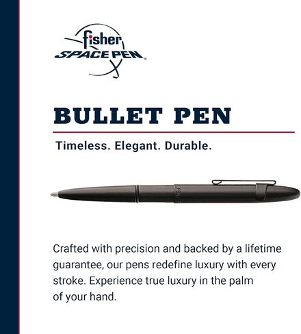 Fisher Space Pen, Bullet Space Pen, Brushed Chrome, Gift Boxed (400BRC) in Saudi Arabia