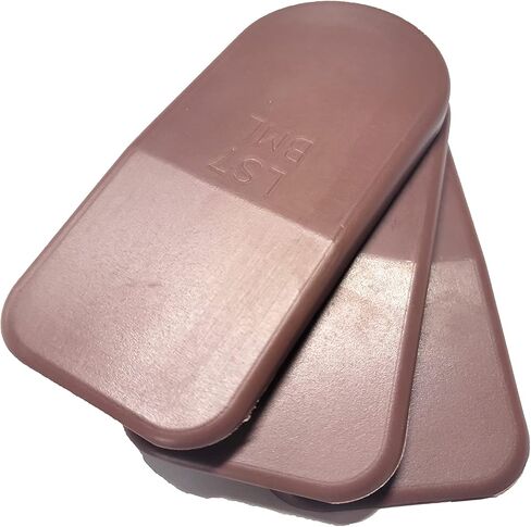BML 7mm Heel Lifts, 3pk (Mens Large, Brown [Soft]) in Saudi Arabia