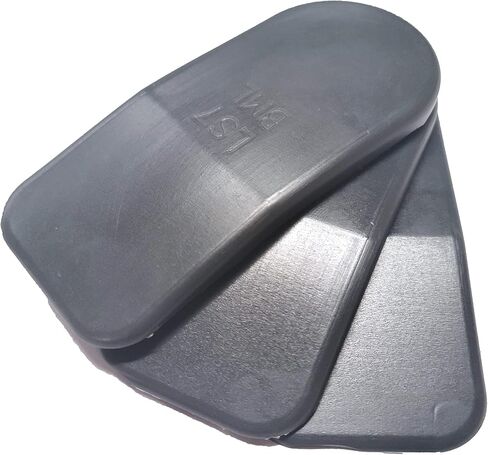 BML 7mm Heel Lifts, 3pk (Mens Large, Brown [Soft]) in Saudi Arabia