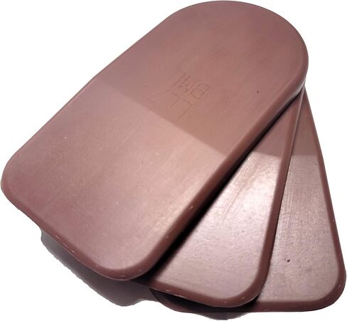 BML 7mm Heel Lifts, 3pk (Mens Large, Brown [Soft]) in Saudi Arabia