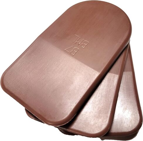 BML 7mm Heel Lifts, 3pk (Mens Large, Brown [Soft]) in Saudi Arabia