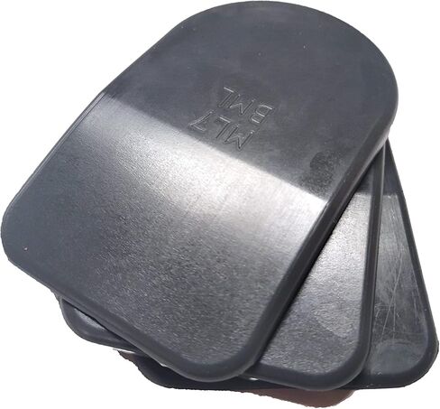 BML 7mm Heel Lifts, 3pk (Mens Large, Brown [Soft]) in Saudi Arabia