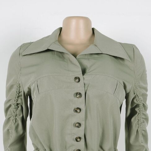 Mandonce One Phesuits Buttuits Long Sleeve Button أسفل القميص شورتات البضائع عالية الخصر مع البضائع الطالبة in Kuwait
