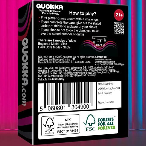 QUOKKA 2 Cents Family-Friendly Comedy Storytelling Game Cards - 120 Funny and Creative Improv Story Card Games - Fun Groups Gathering, Party Activities, Adult Game Night - 3-8 Storyteller Players in Saudi Arabia