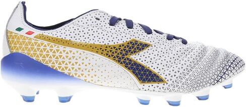 Diadora Brasil Elite Tech GR ITA LPX Men's Firm Ground Soccer Shoes - Made in Italy, Ultra-Soft Premium Leather, Modern Calcio Design, Removable Insole in Saudi Arabia