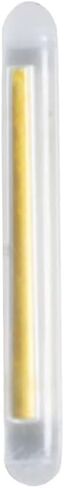 100Pcs Yellow 3mm Fishing Float Light Stick Fluorescent Yellow Light,Fluorescent Dark Glow Sticks Float Corks, Night Fishing Fishing Floats Terminal Tackle and Accessories in Saudi Arabia