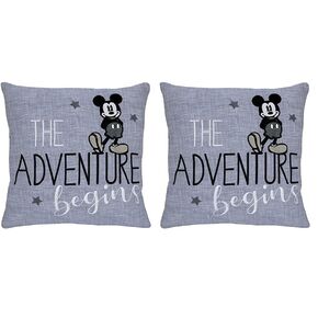 Disney Ariel Watercolor Wishes Pink and White Seashell Decorative Pillow in Kuwait