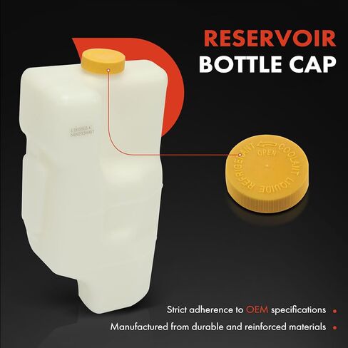 A-Premium Engine Soodant Overflow Recovery Tank مع CAP متوافق مع Honda CR-V 1997-2001 و Acura Integra 1994-2001 ، استبدل لـ# 19102pm5a00 ، 19101p72000 in Saudi Arabia