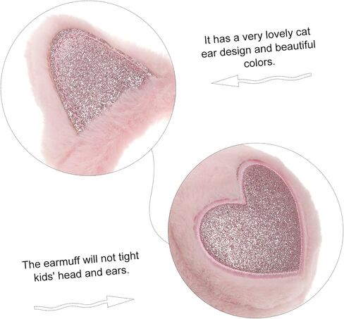 Cat Ears Earmuffs Earmuff for Ear Covers for Cold Weather Warmer Ear Warming Winter Ear Muffs for Men in Saudi Arabia
