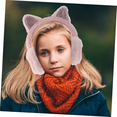 Cat Ears Earmuffs Earmuff for Ear Covers for Cold Weather Warmer Ear Warming Winter Ear Muffs for Men in Saudi Arabia