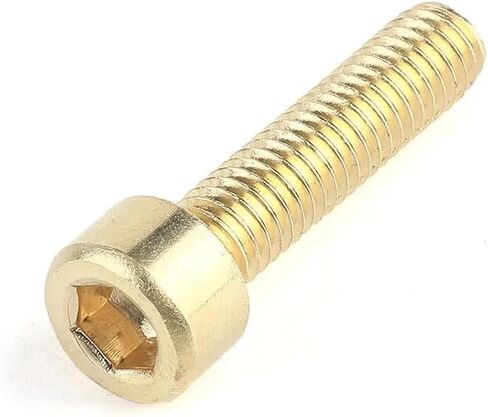M3 M4 M5 M6 M8 M10 M12 DIN912 Pure Copper Screws Brass Hexagon Socket Cap Head Machine Screws Hardware Fasteners (30 mm, M5 (10 Pieces) in Kuwait