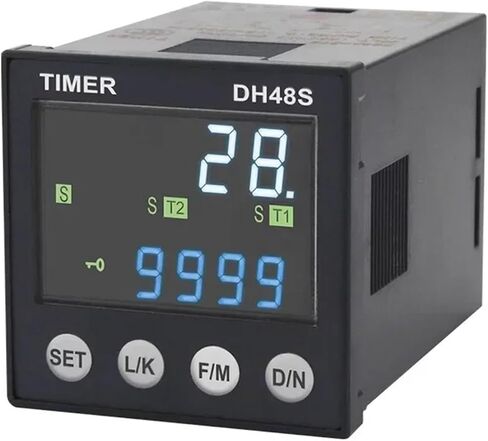 DH48S الدورة اللانهائية لوقت العرض الرقمي التتابع نطاق التأخير 0.01S-99990H AC220V AC/DC24V (YH-5T1 AC DC24V) in Saudi Arabia