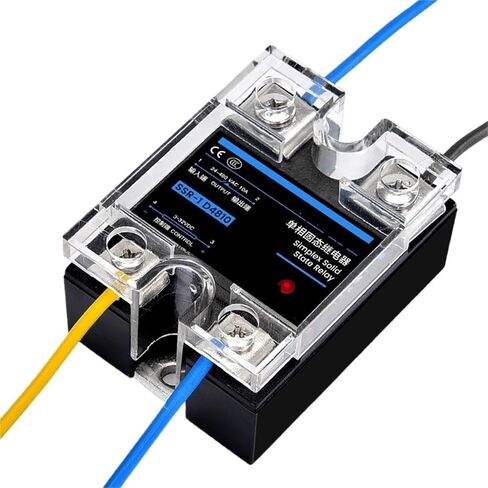 ترحيل الحالة الصلبة المرحلة الواحدة SSR 220V 25A 40A الإخراج SSR-25DA SSR-40DA SSR-40AA SSR-40DD MEDULE للتحكم في درجة الحرارة (SSR-40DA) in Saudi Arabia